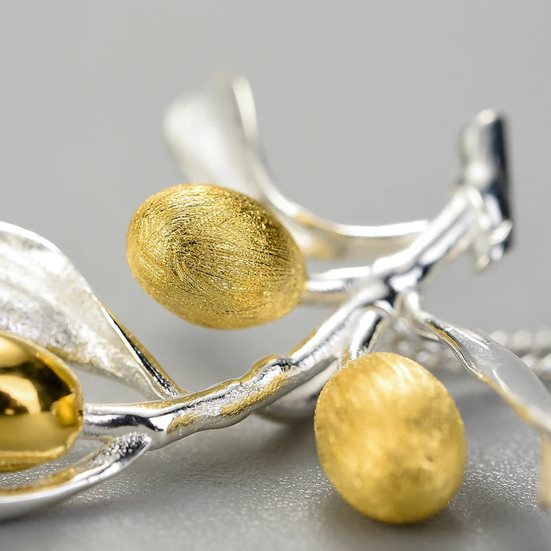 Golden Olives Necklace