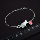 Playful Purrling Natural Gemstone Bracelet