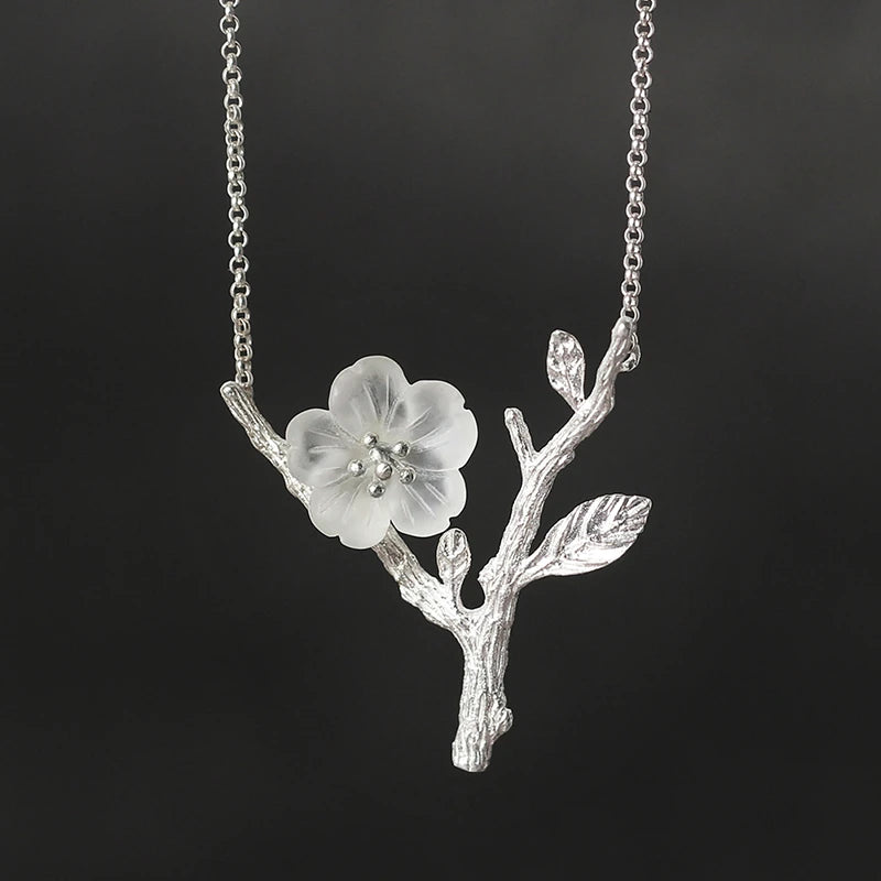 Lone Sakura Flower Necklace