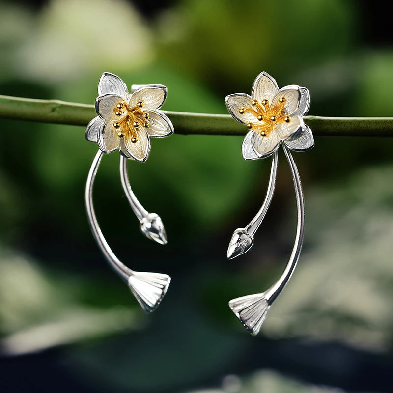Lotus Whispers Earrings
