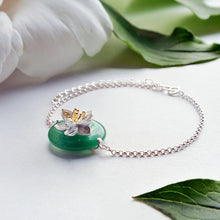 Jade Lotus Whispers Bracelet
