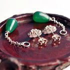 Water Droplet Lotus Drop Earrings
