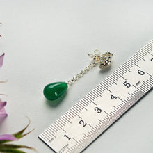 Water Droplet Lotus Drop Earrings