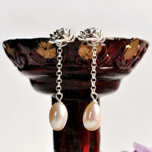 Water Droplet Lotus Drop Earrings