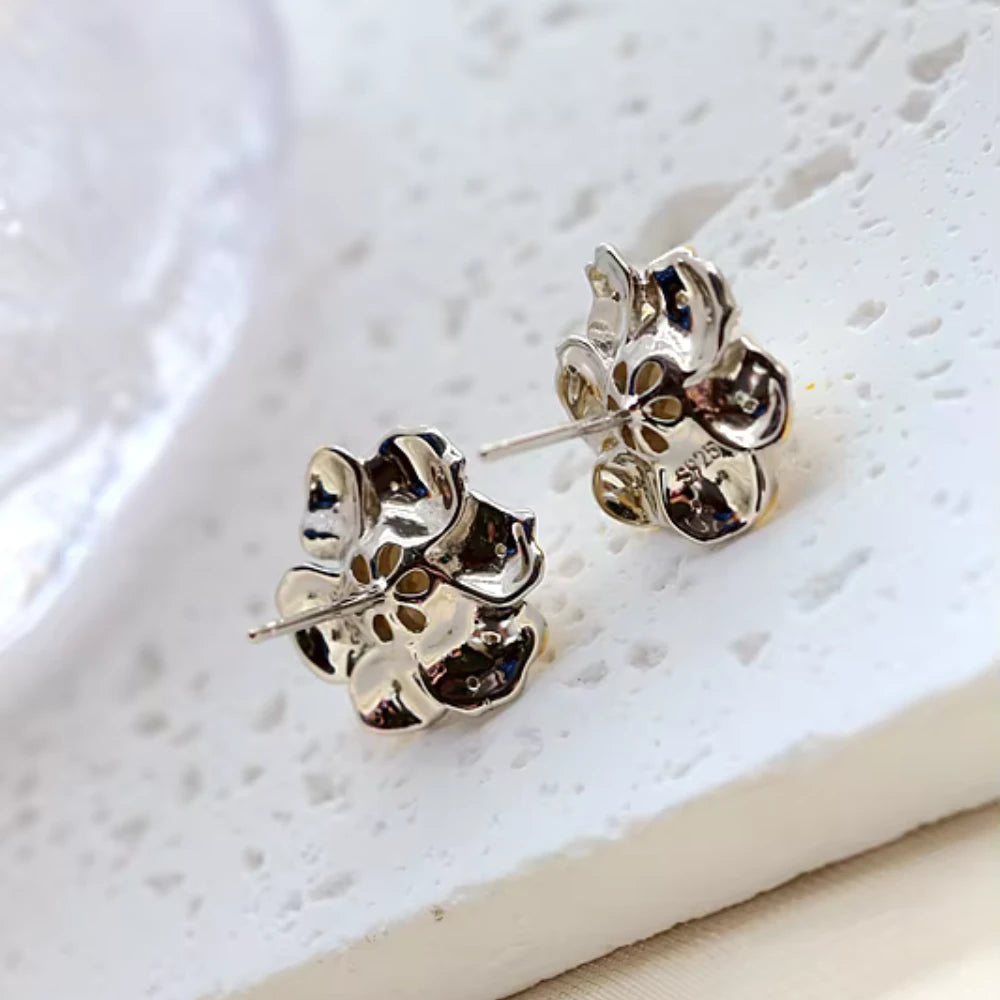 Blossom Crown Pearl Studs