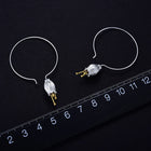 Fresh Bell Flower Hoop Earrings