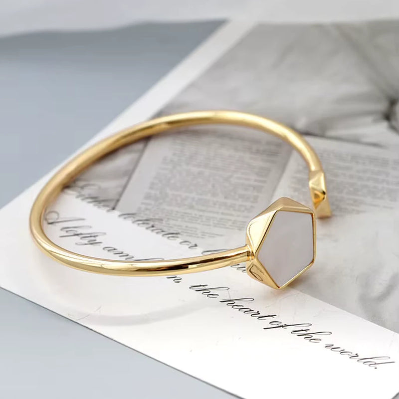 Geometric Angles Bangle