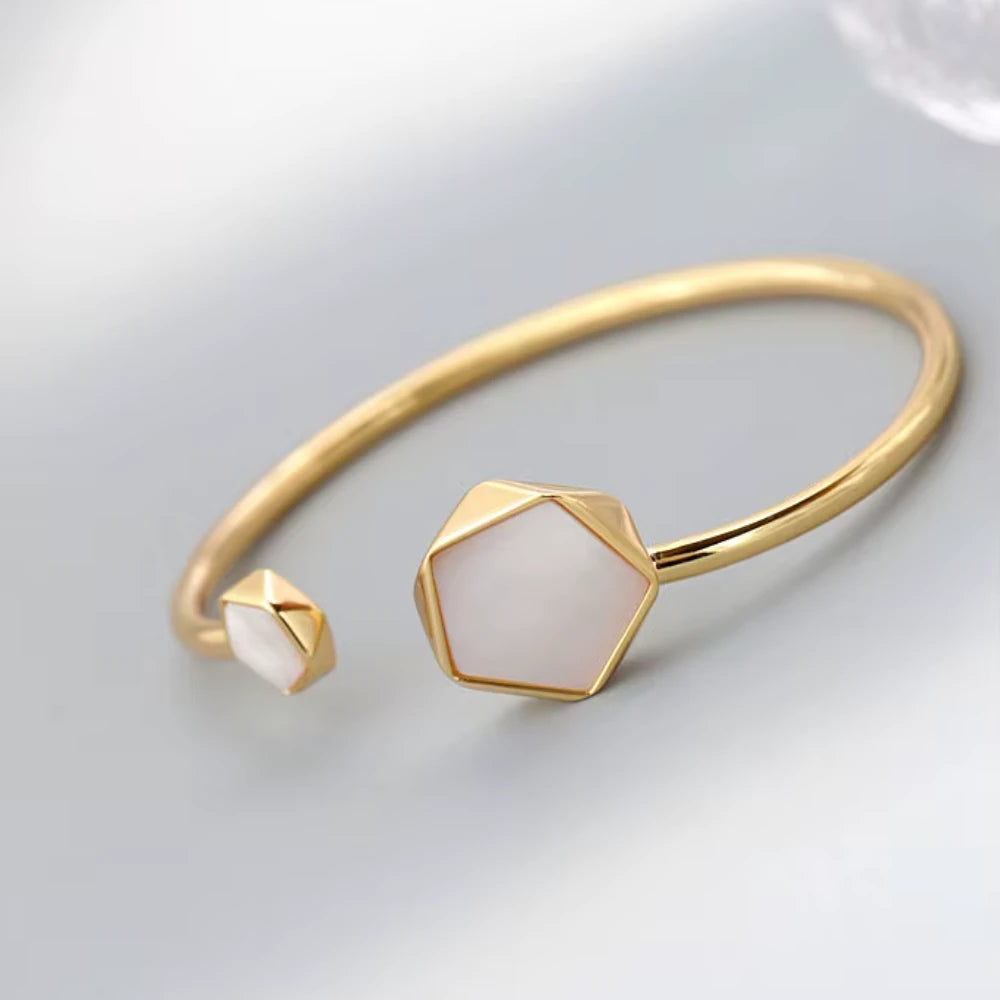 Geometric Angles Bangle