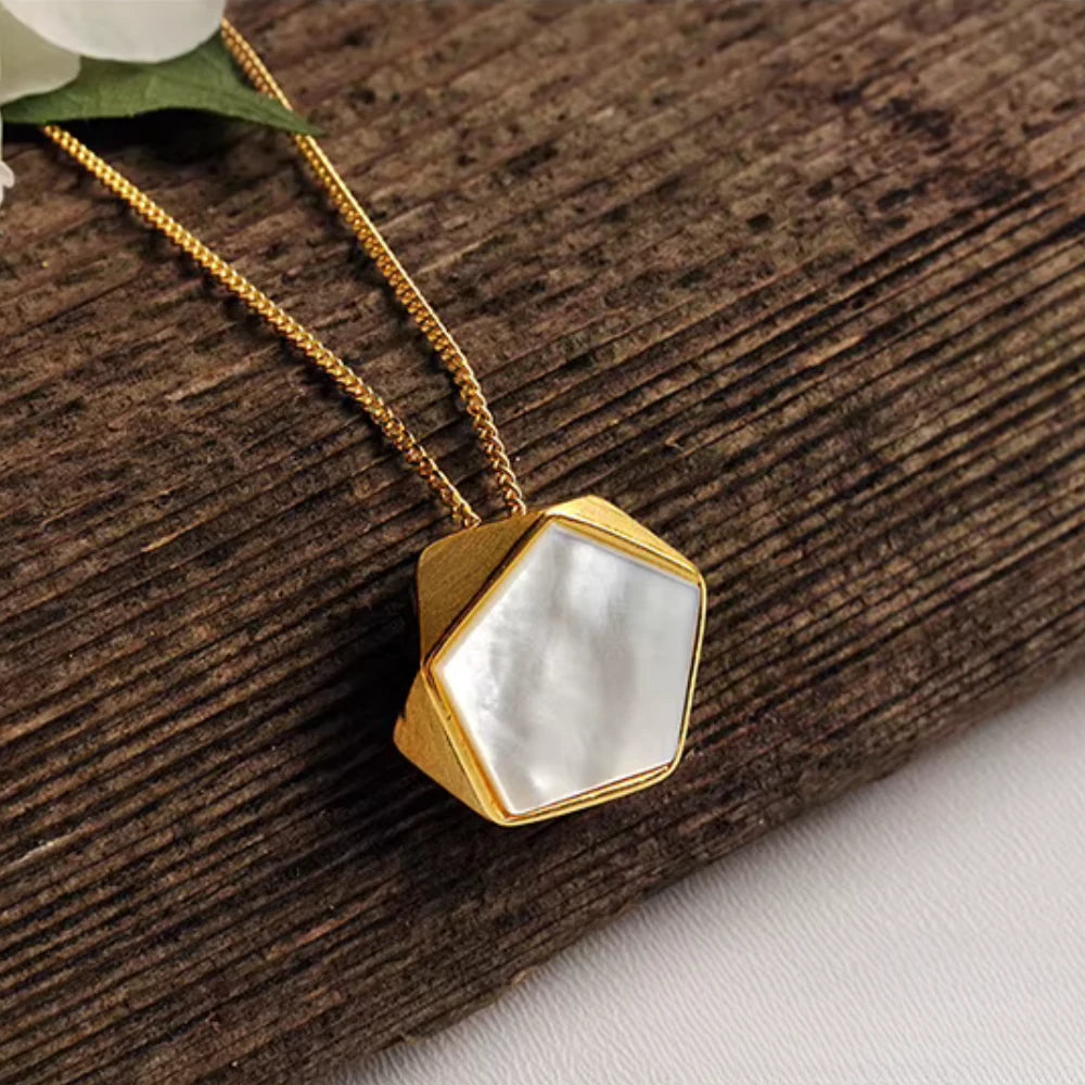 Geometric Angles Necklace