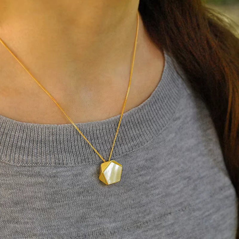 Geometric Angles Necklace