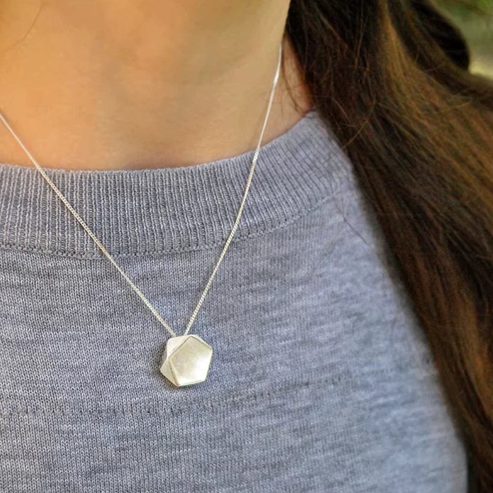Geometric Angles Necklace
