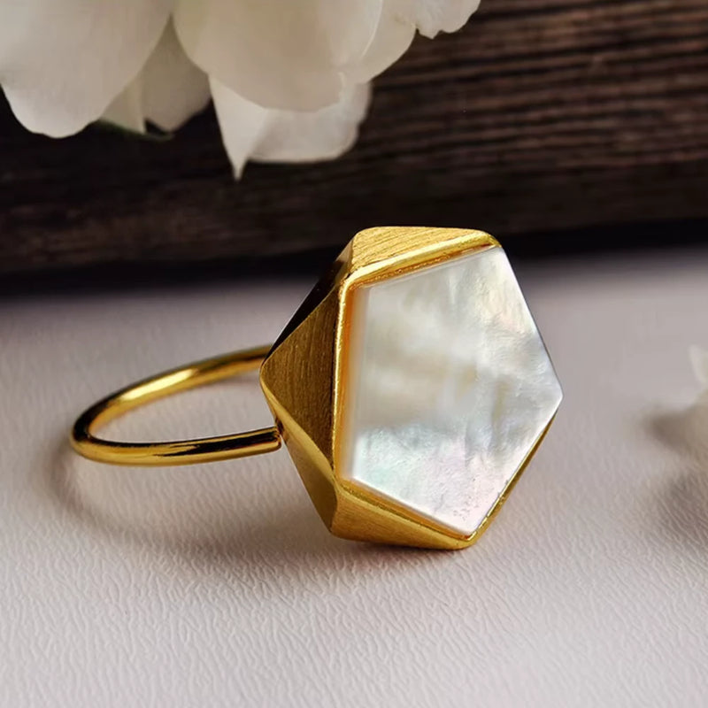 Geometric Angles Ring