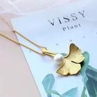 Ginkgo Moondrop Necklace