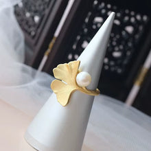 Ginkgo Moondrop Ring
