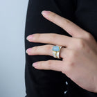 Frozen Crystal Chunky Ring