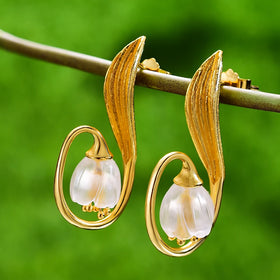 Tulip Of The Valley Earrings