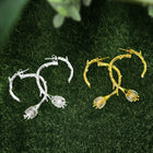 Tulip Of The Valley Wild Twig Earrings
