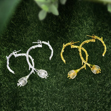 Tulip Of The Valley Wild Twig Earrings