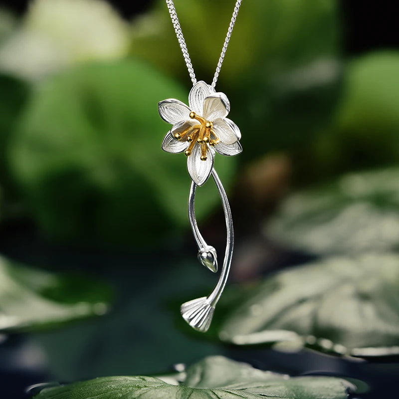 Lotus Whispers Necklace