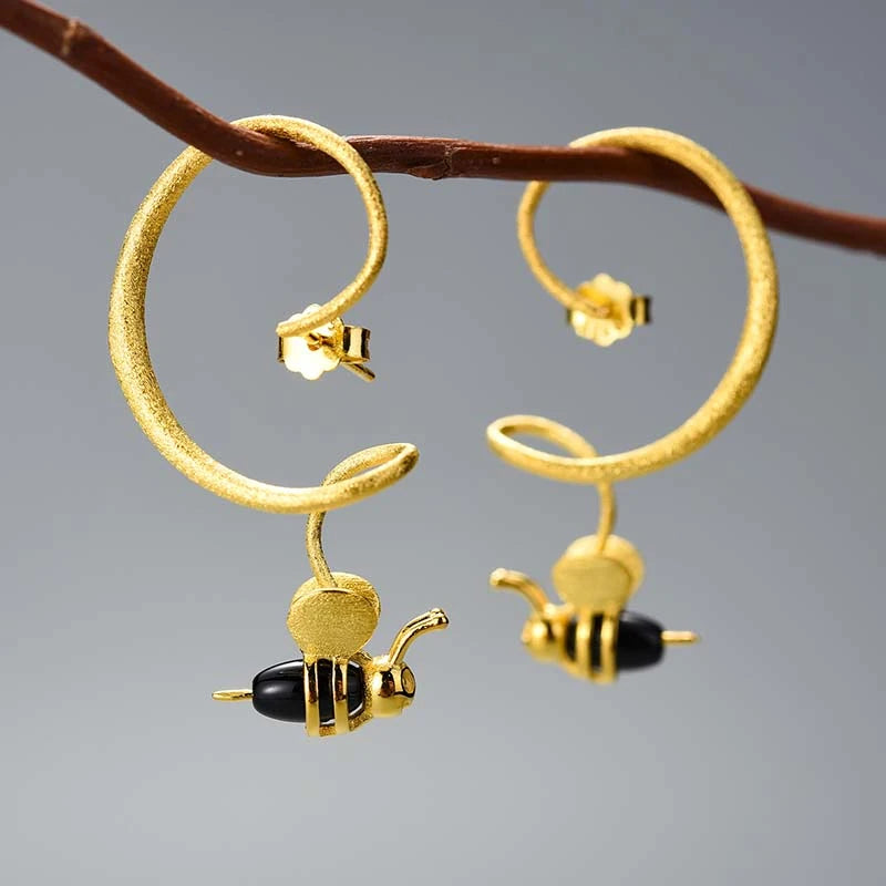 Of Bees And Honey Drop Earrings