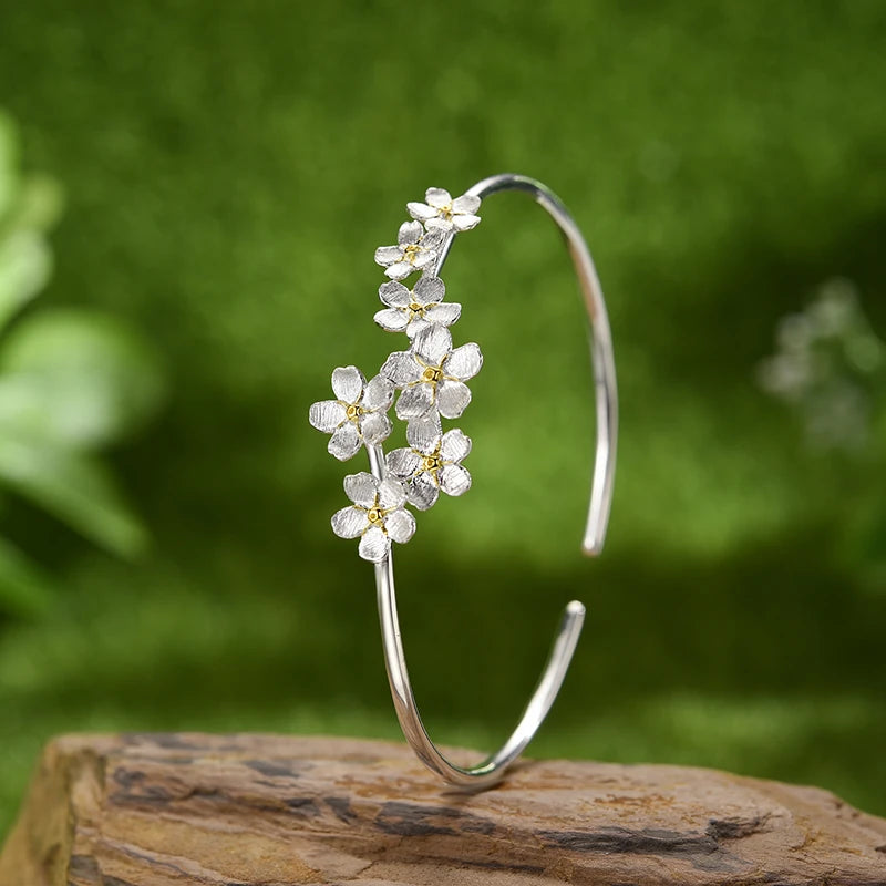 Forget Me Not Blossom Bangle