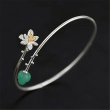Jade Lotus Whispers Bangle