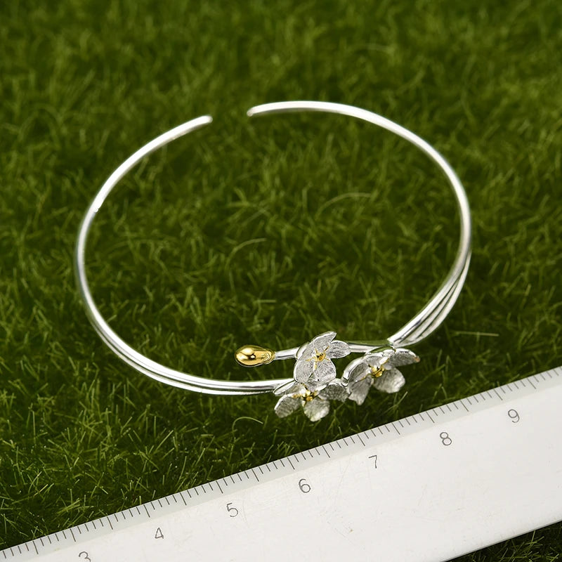 Forget Me Not Bloom Bangle