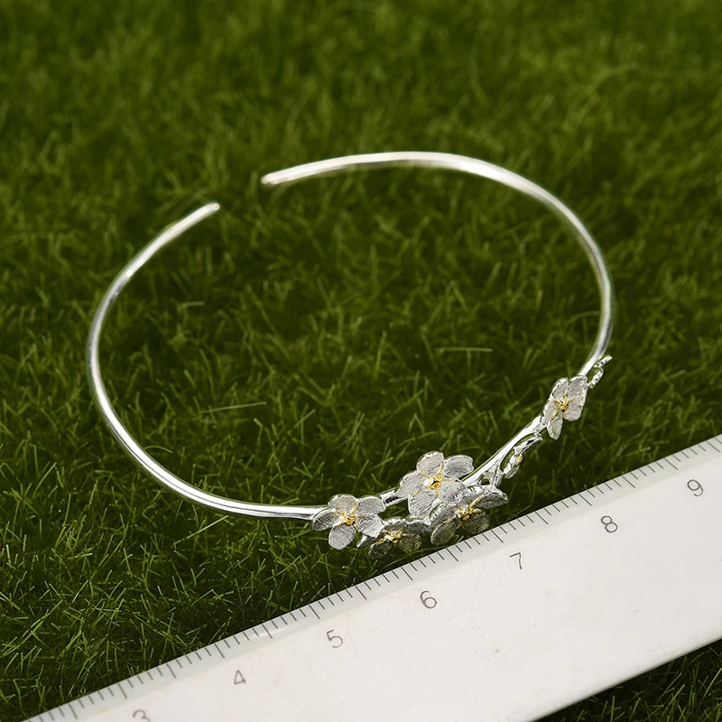 Forget Me Not Blossom Bangle