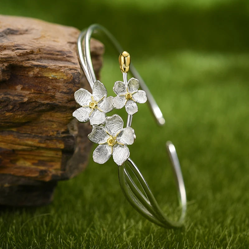 Forget Me Not Bloom Bangle