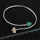 Jade Lotus Whispers Bangle