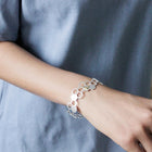 Golden Bee Honeycomb Bangle