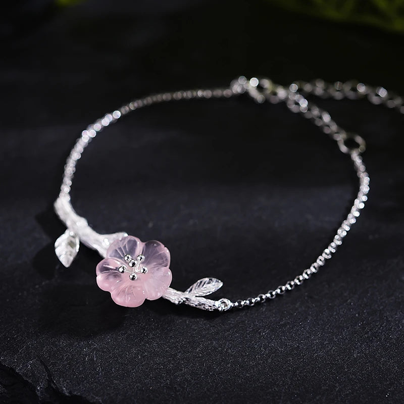 Lone Sakura Flower Bracelet