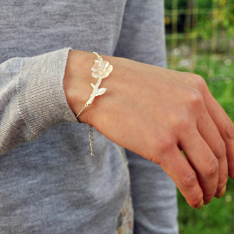 Lone Sakura Flower Bracelet