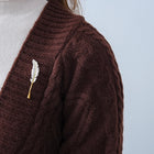 Lucky Goose Feather Brooch