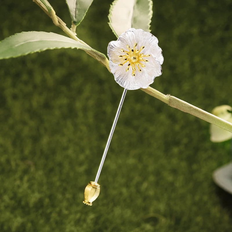 Poppy Bloom Brooch