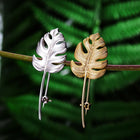 Monstera Leaf Brooch