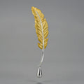 Lucky Goose Feather Brooch