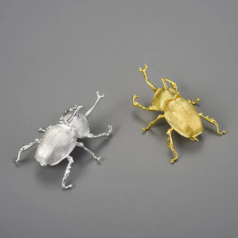 Japanese Trypoxylus Dichotomus Brooch