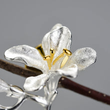 Alluring Freesia Flower Brooch