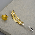 Lucky Goose Feather Brooch