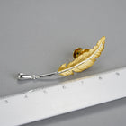 Lucky Goose Feather Brooch