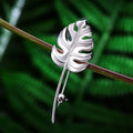 Monstera Leaf Brooch