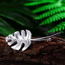 Monstera Leaf Brooch