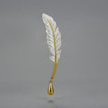 Lucky Goose Feather Brooch