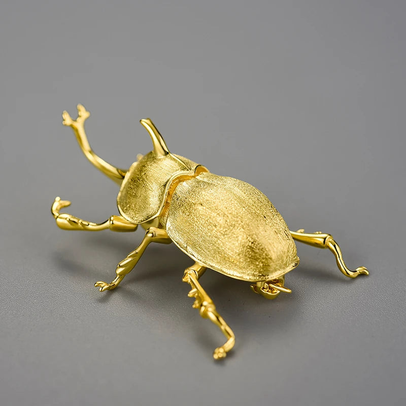 Japanese Trypoxylus Dichotomus Brooch