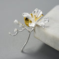 Alluring Freesia Flower Brooch