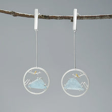 Bluebird of Icy Mountains Earrings