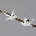 Small Flying Swallow Stud Earrings