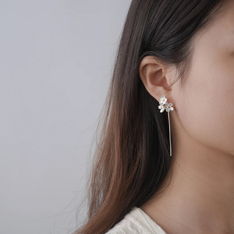 Forget Me Not Triple Drop Earrings