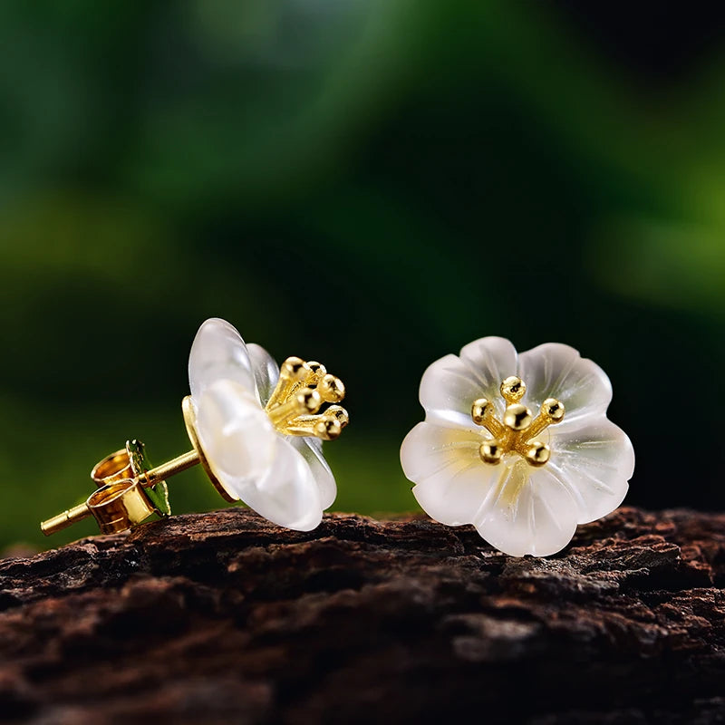 Lone Sakura Stud Earrings